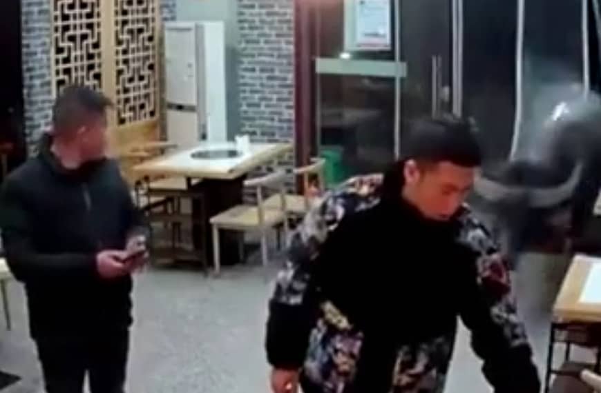 Video Of a Bull in a China Shop, seriously!